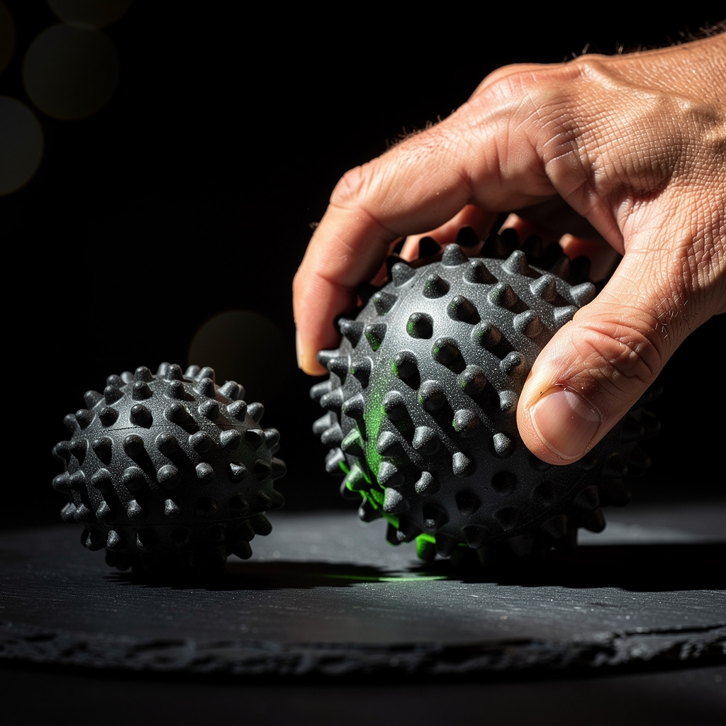 Pelotas de masaje con relieve para fascitis plantar y tensión cervical